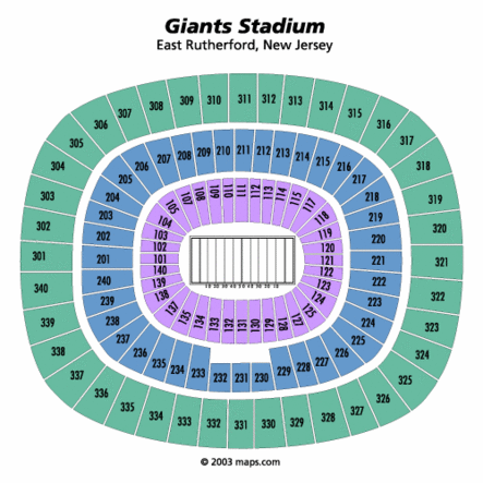 New York Jets Seating Chart